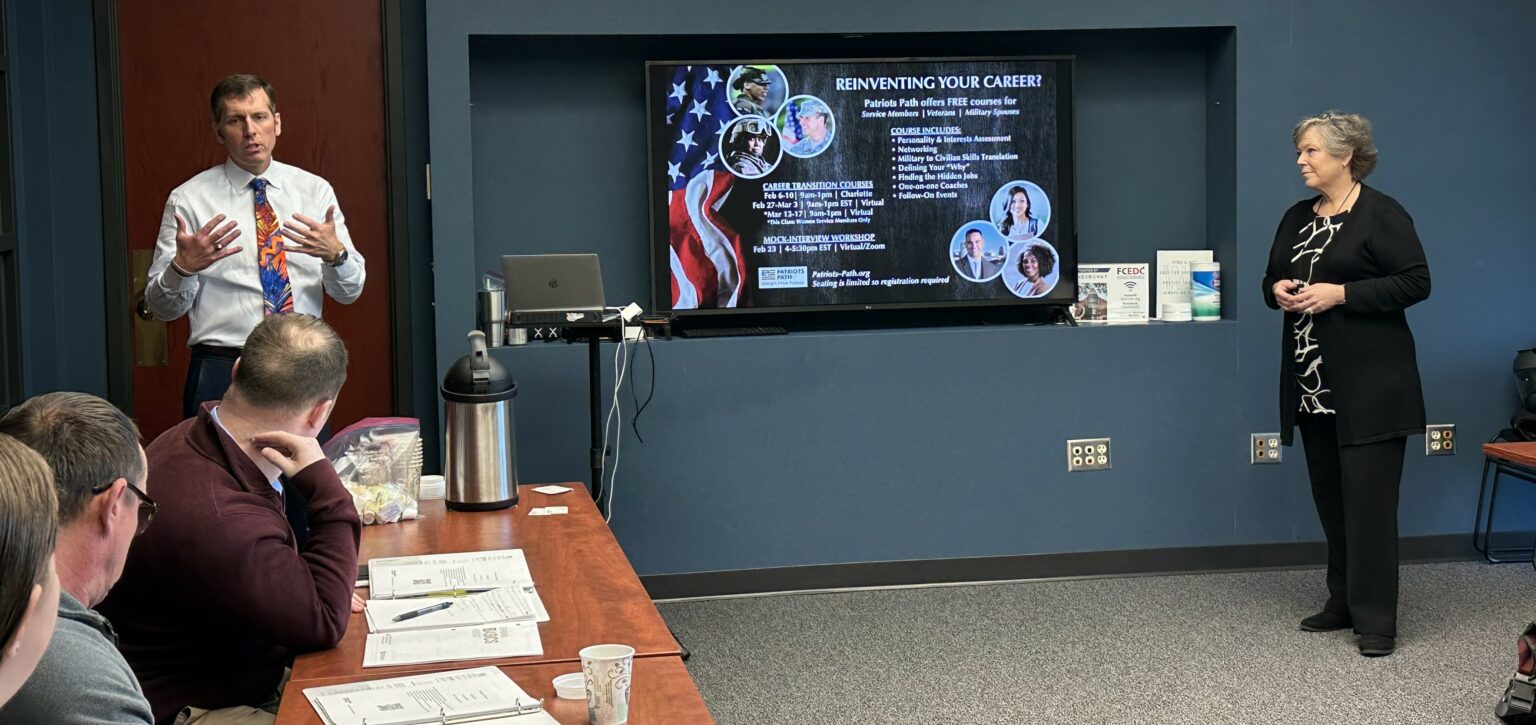 Rob Pitton FCEDC Houses Patriots Path’s “Post Military Transitions Course ...
